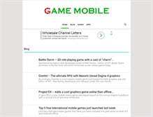 Tablet Screenshot of gamemobile.org